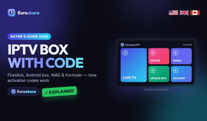 IPTV Box With Activation Code: The 2026 Buyer's Guide (Firestick, Android Box, MAG, Formuler)